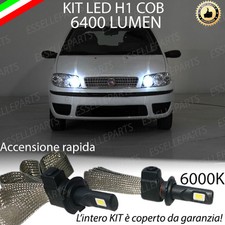 KIT LAMPADE ABBAGLIANTI LED FIAT PUNTO 188 MK2 LED H1 6000K ACCENSIONE RAPIDA