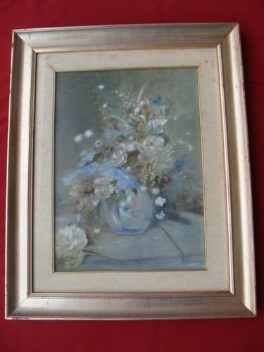 Quadro dipinto vaso fiori - quadro,