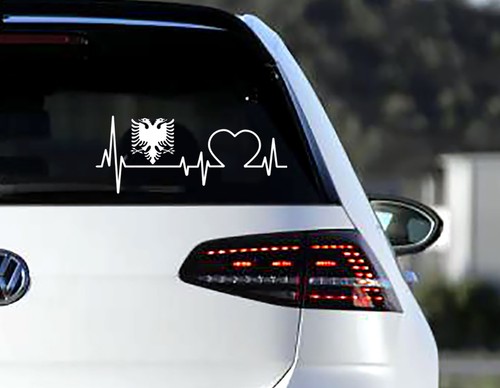 Adesivo albania battito - albania,