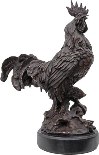 Scultura gallo rubinetto - , in
