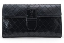 Borsa pochette Yves Saint Laurent pelle vintage YSL Nany autentica #1064