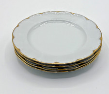 B416 4 piatti da torta Rosenthal Classic Rose Rambouillet Monbijou Ø25 cm oro bianco