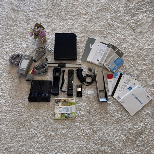 Nintendo wii nera completa - completa, con