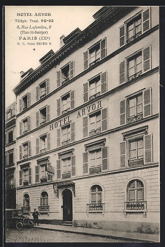 Cpa paris hotel arvor 8 - cpa,