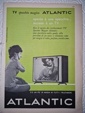 VECCHIA PUBBLICITA' ADVERT - TV ATLANTIC TELEVISIONE   - SEL2