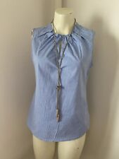 Camicetta Comma blu a righe