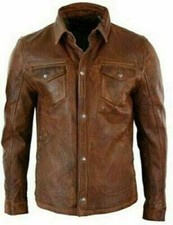 Camicia vera pelle di - in,