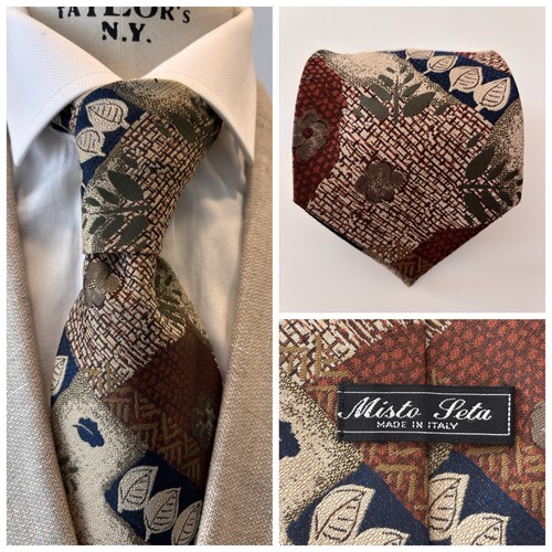 Vintage silk tie cravatta - silk,