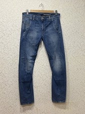 Pantaloni jeans Levis Engineered vintage uomo gamba intrecciata arco denim blu taglia 34X34