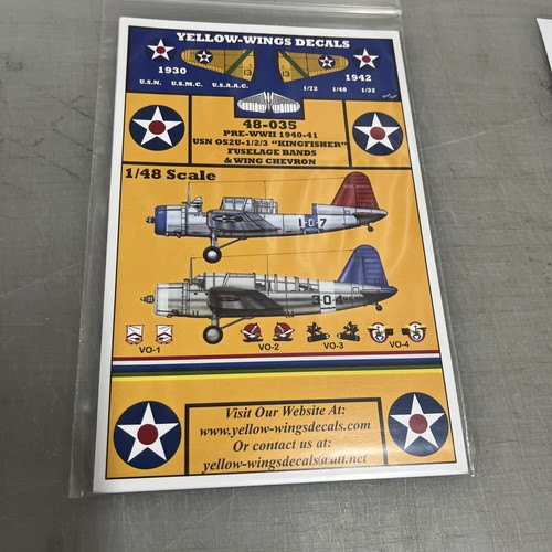 Decalcomanie ali gialle 48 - decalcomanie, 1/48