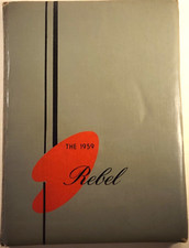 1959 ANNUARIO RIBELLE WALTER BICKETT LICEO MONROE, CAROLINA DEL NORD 6°-12°