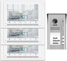 3 Casa Famiglia Videocitofono Videocitofono da Incasso 2 Fili Bus