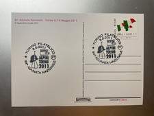 2011 Cartolina Filatelica Annullo Torino Adunata Alpini