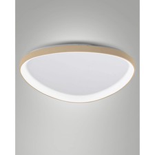 Quirk Plafon. Led Ottone Satin.D.800
