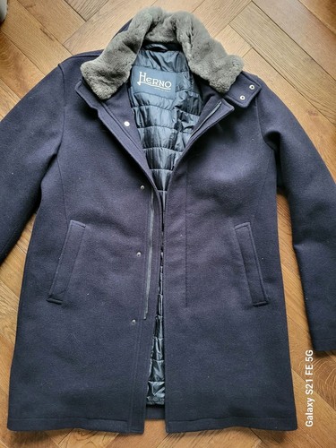 Herno manteau laine forrure - manteau, et