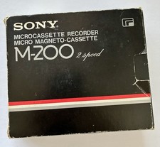 Vintage Sony M-200 Micro Cassette Corder Recorder, Registratore a cassette