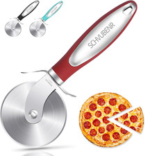 Ruota taglia pizza premium acciaio inox affilata facile pulizia grande piccola pizza