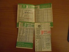SCHEDINA TOTOCALCIO CONCORSO