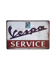 Targa in latta Vespa retrò
