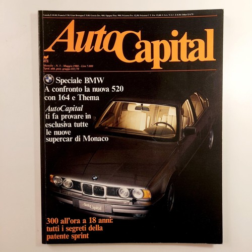 Auto capital maggio 1988 bmw - auto,