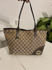 GUCCI SHOPPER BAG Tote New Britt Monogram Borsa a Spalla  Bauletto Gucci