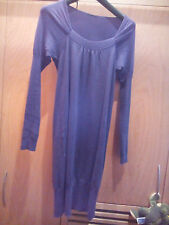 Vestito cotone Sisley taglia M colore viola donna