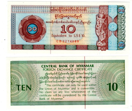 Banconota birmania myanmar - birmania,