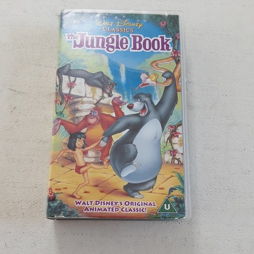The jungle book video cassette - video,