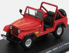 MODELLINO AUTO STATICO GREENLIGHT JEEP CJ 7 RENEGADE OPEN 1983 TERMINATOR 1/43