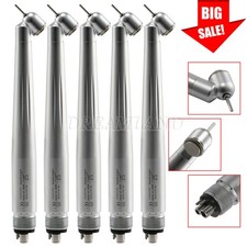 5pcs Manipolo Turbina dentale dentista 45 degree angolo di 45 Handpiece 4Hole 