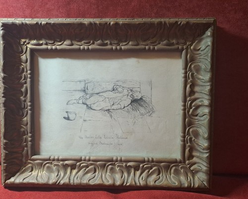 Disegno antico martire - disegno, antico.un