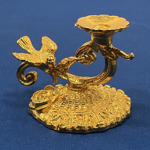 Vintage display gold brass - display,