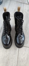 Dr. Martens Jadon Max in pelle nero - Scarpe Donna