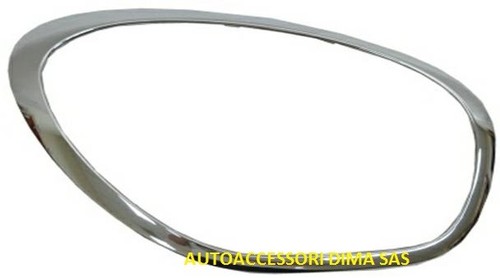 Cornice faro anteriore cromata - cornice,