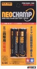 Mini 4wd NEO CHAMP NI-MH BATTERY 950mAh (2PCS) AA Rechargeable Tamiya 15420
