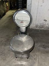 Bilancia Omas  In Acciaio Con Piatto Tondo