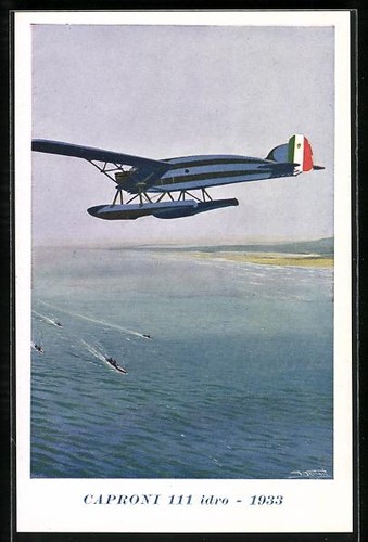 Aereo acquatico caproni 111 - aereo,