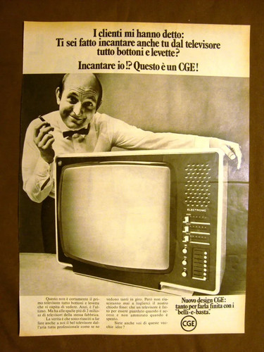 Televisore electronic cge - o,