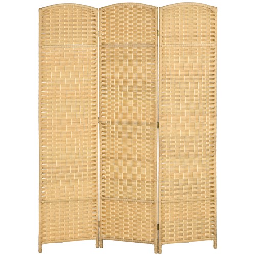 Homcom paravento pieghevole - paravento,