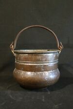 calderone da camino antico rame pentolone paiolo stagnato XIX secolo pentola