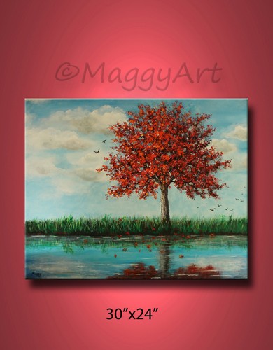 Albero rosso - rosso,albero, della