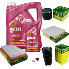 MANN Controllo Set 6L MANNOL Diesel TDI 5W-30 Per Mazda 6 Station Wagon 2.0