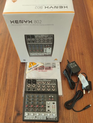 Mixer behringer xenyx 802 - mixer,