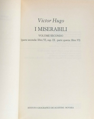 Miserabili victor hugo - ii,