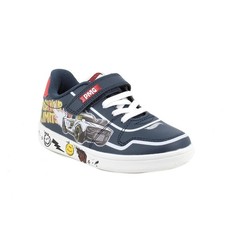 Sneakers PRIMIGI HOT WHEELS MATTEL scarpa ginnastica da bambino in pelle blu not