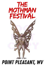 Adesivo Mothman rimovibile
