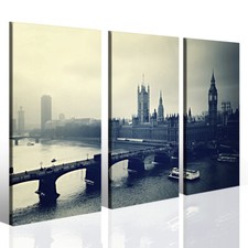 Quadro londra Big ben II stampa su tela città arredo arte design salone camera
