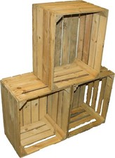 3 x cassa frutta vintage legno