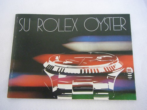 Rolex oyster booklet - rolex,