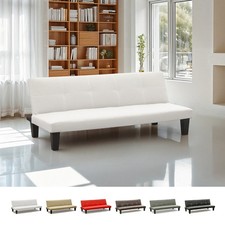 Divano letto pronto letto 3 posti in similpelle economico Topazio